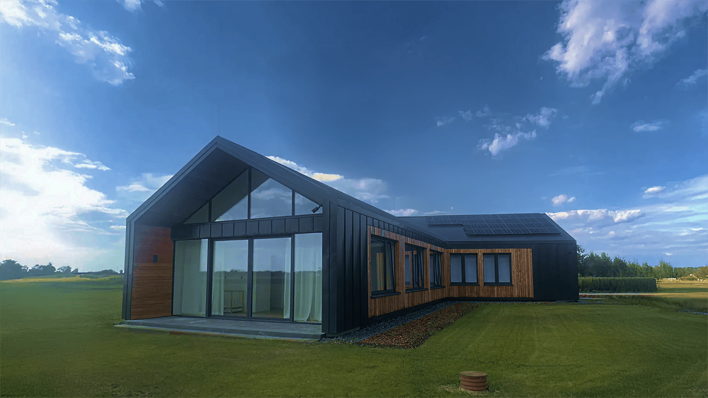 Panoramiczne okna aluminiowe, okna przesuwne typu HS, montaż ciepły