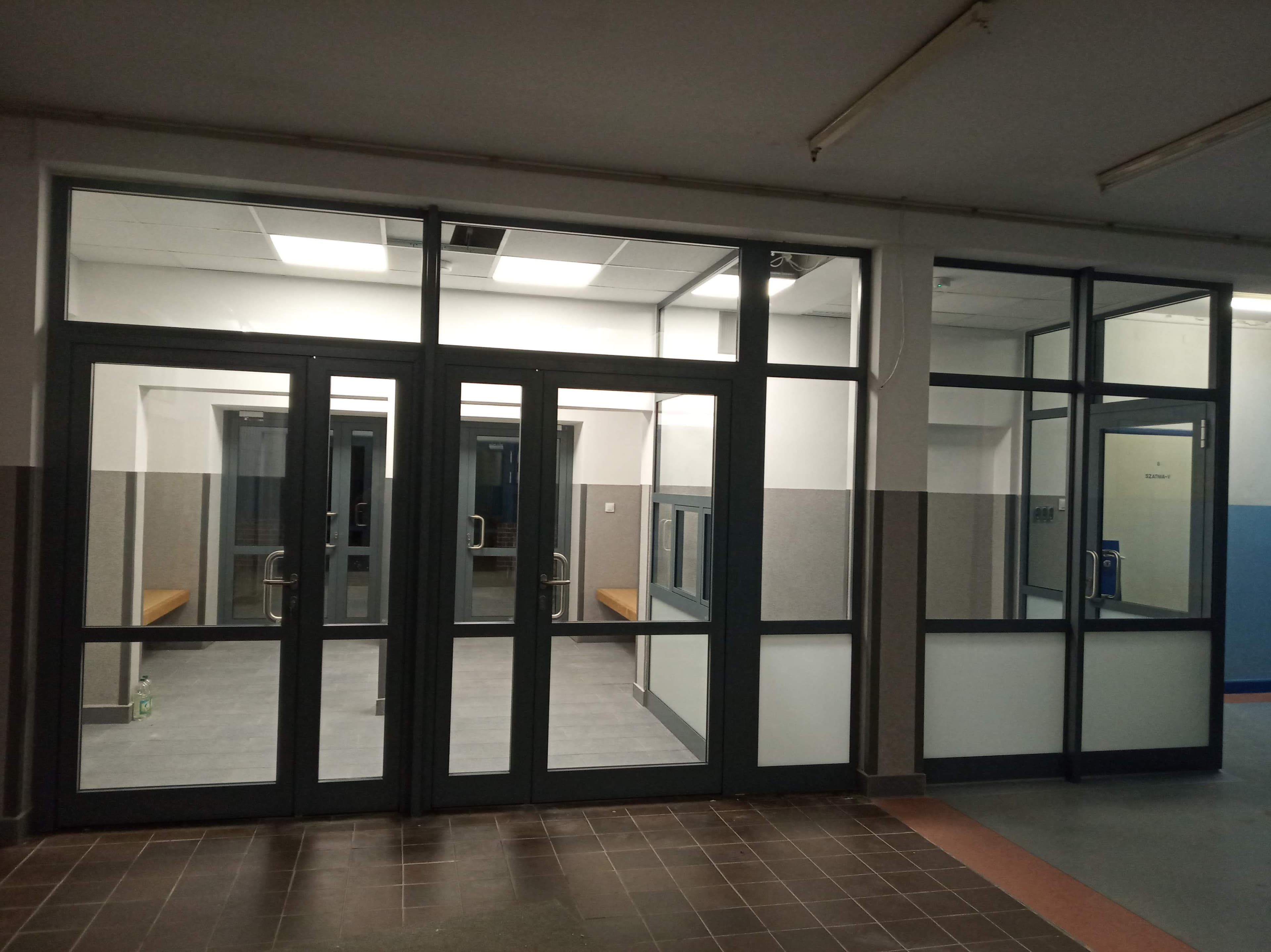 Aluminiowe ściany działowe