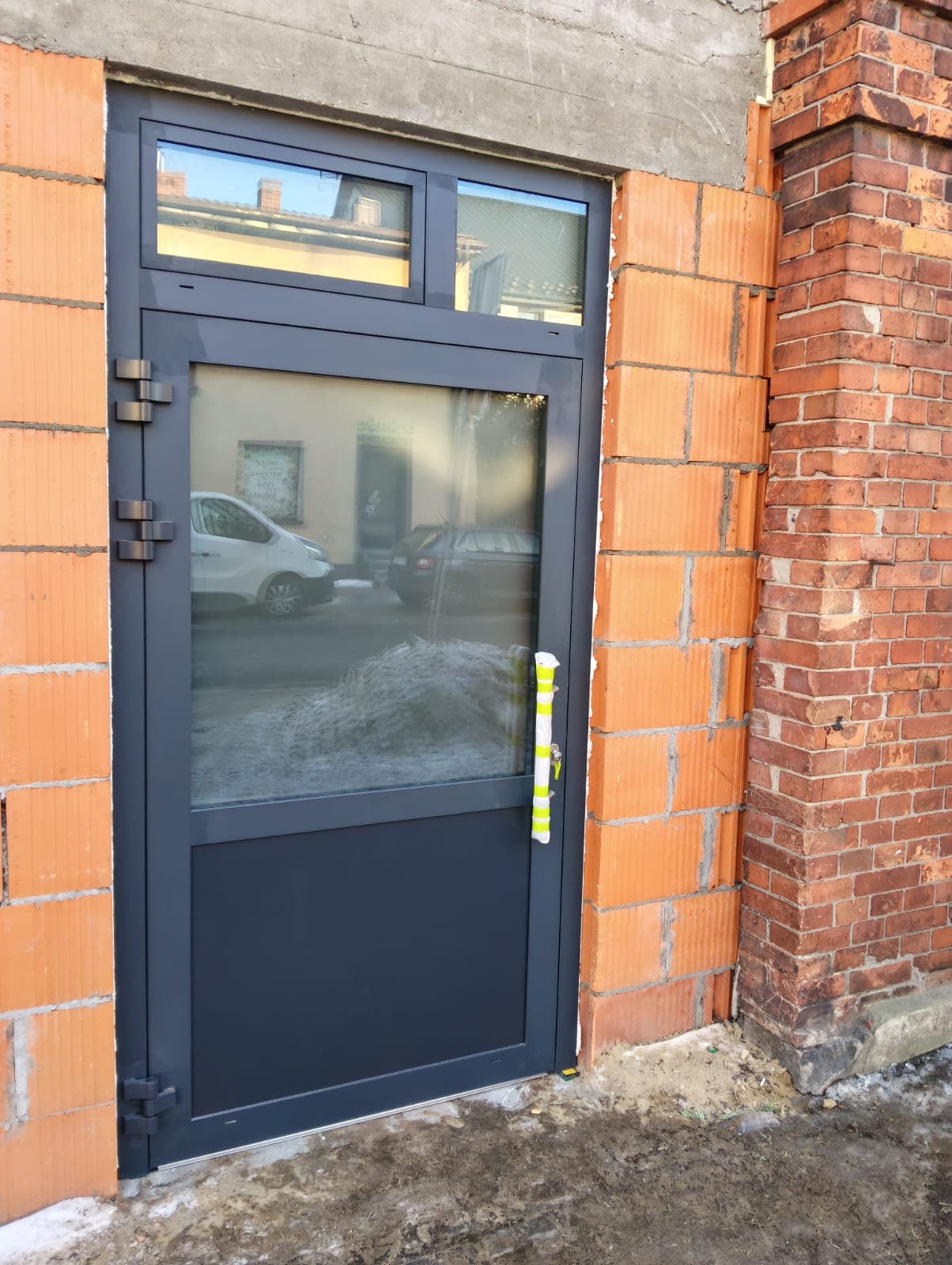 Drzwi aluminiowe zewnętrzne