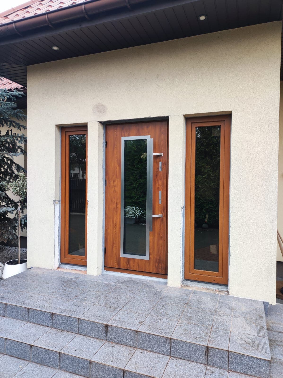 Drzwi aluminiowe zewnętrzne